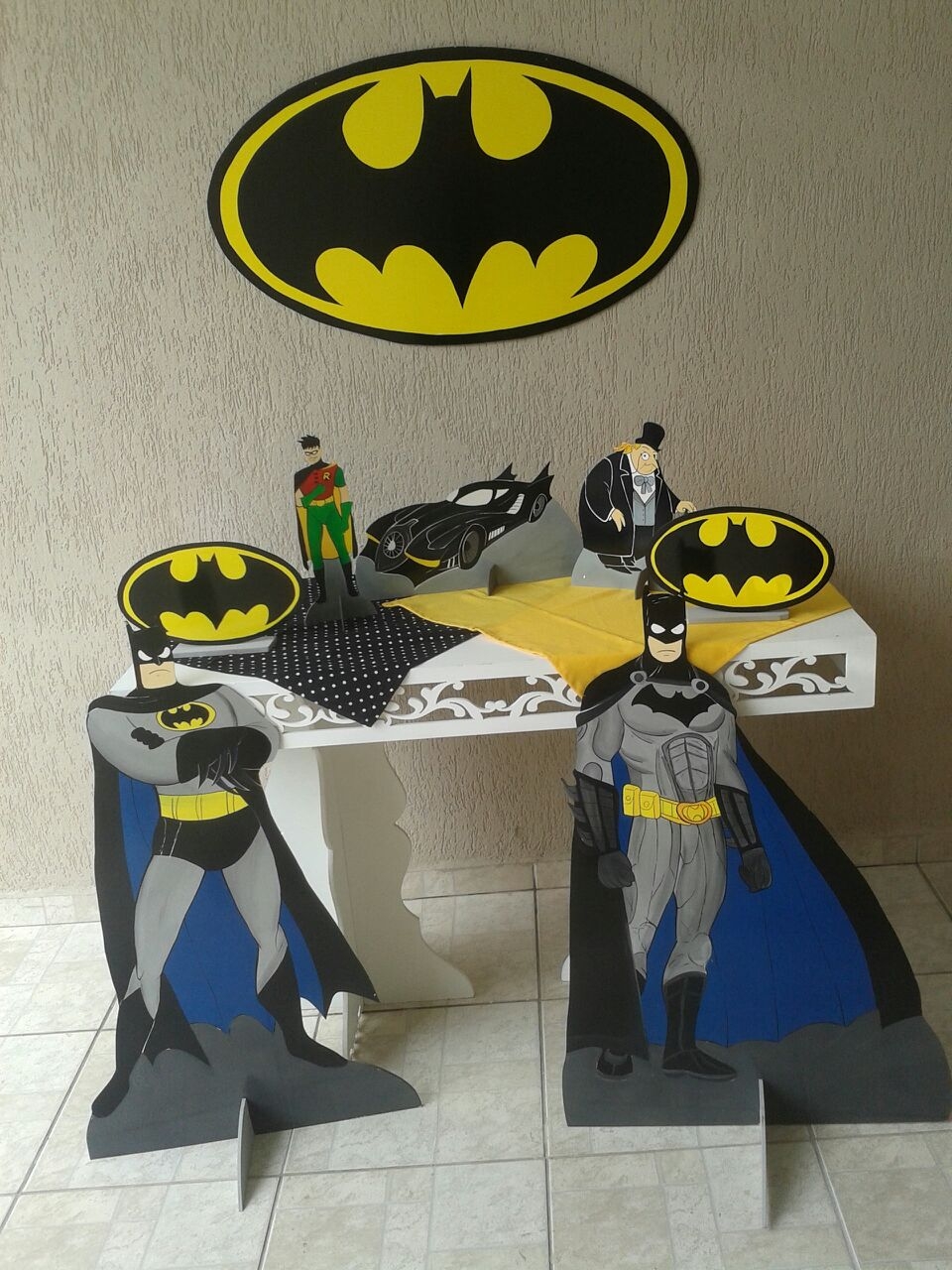 Tema Batman mdf (Locação) – Decoração Provençal Curitiba | Mariluz Festas  Curitiba